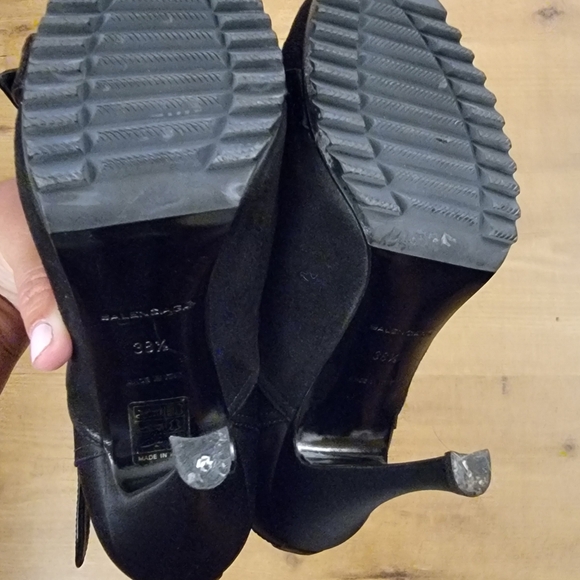 Balenciaga Mock Lace-Up & Zip-Up Ankle Booties - Picture 12 of 16